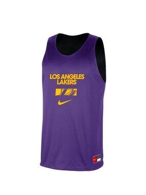 Nike LA Lakers Courtside Reversible Mesh Practice Jersey FZ7503-504